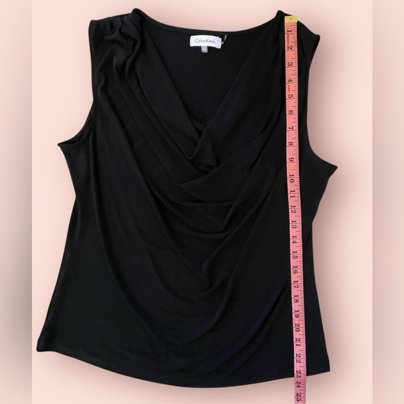 Calvin Klein Sleeveless Ruffle Blouse - Picture 4 of 7